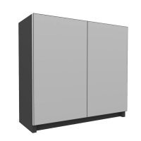 Bucatarie FOLLOW corp superior G 80-72 FRONT PAL  0164 / decor Gri